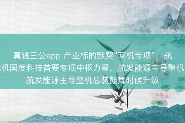 真钱三公app 产业标的默契“两机专项”，航空发动机与燃气轮机国度科技首要专项中枢力量，航发能源主导整机总装鼓舞时候升级