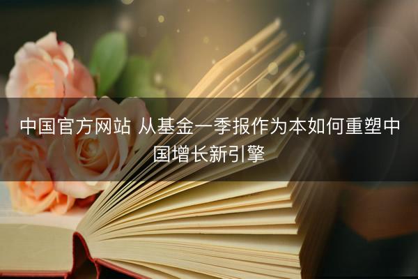 中国官方网站 从基金一季报作为本如何重塑中国增长新引擎